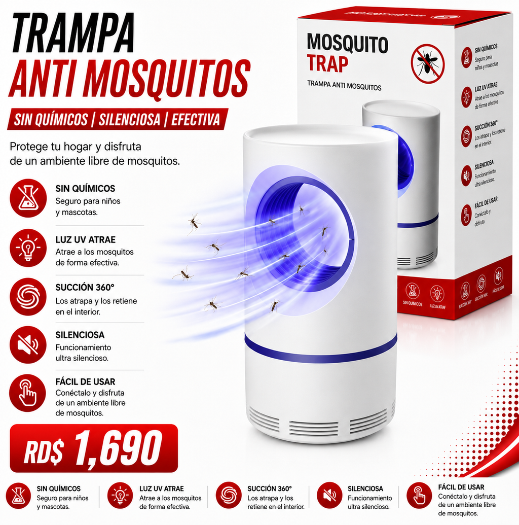 Trampa anti mosquitos