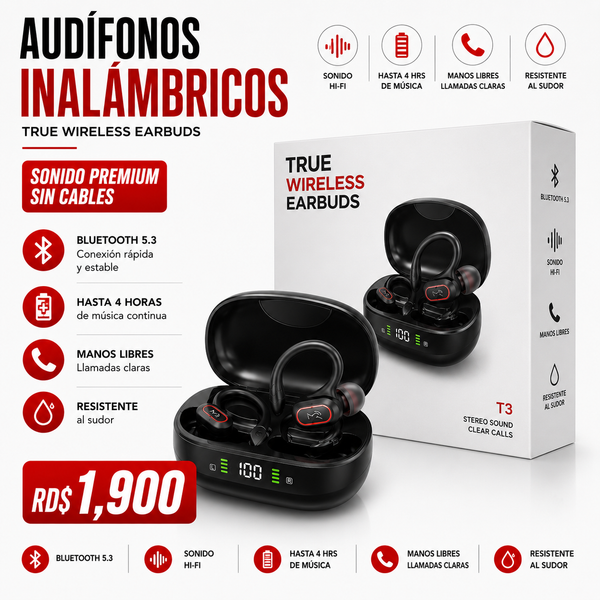 Audifonos Inalambricos True
