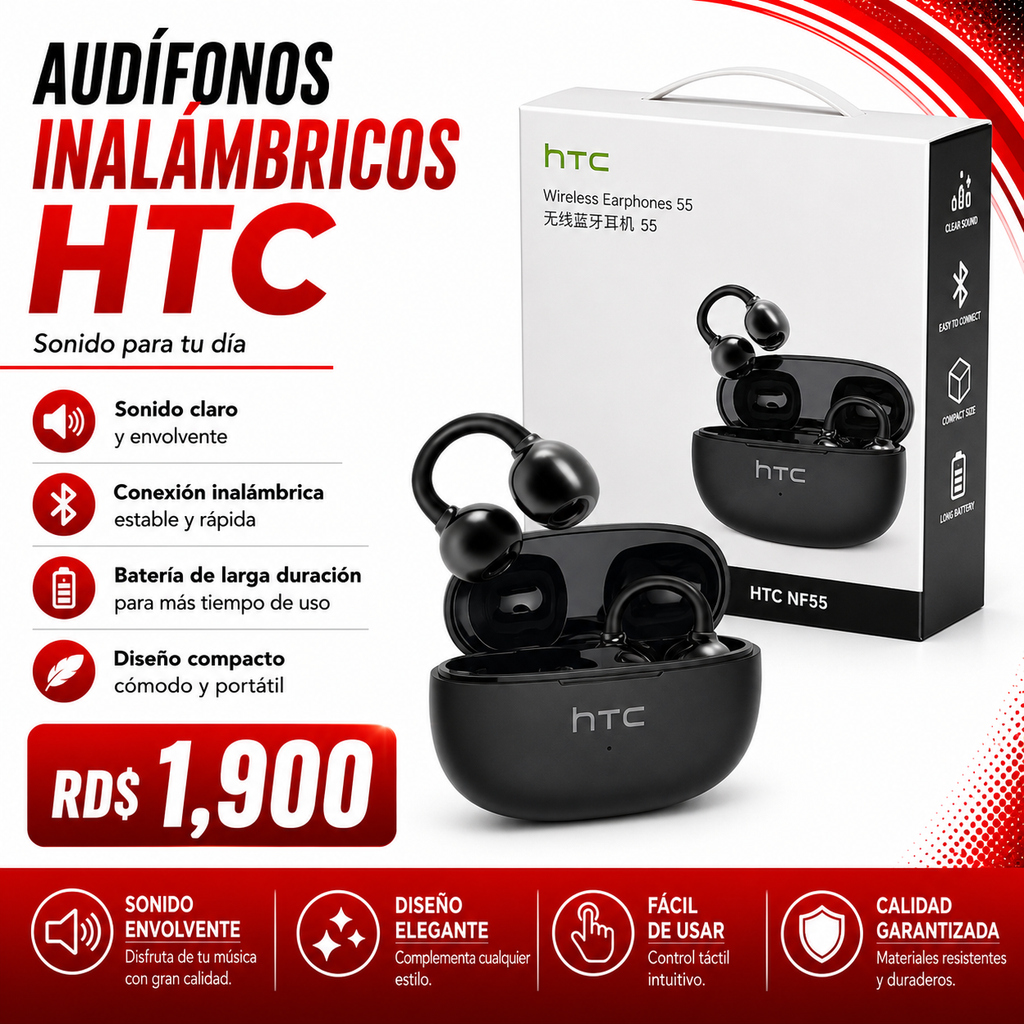 HTC Wireless Earphones 55 (NE55)