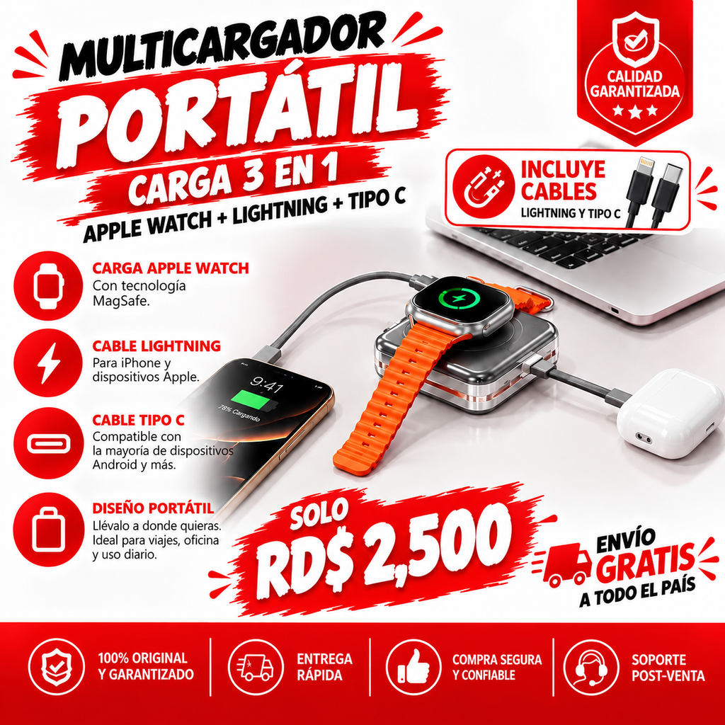 Multicargador portatil