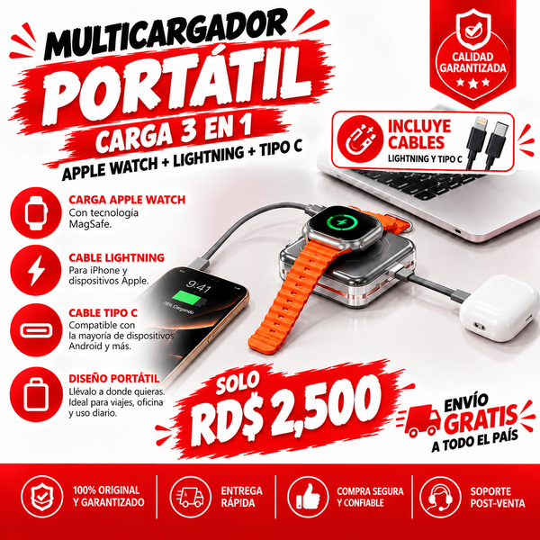 Multicargador portatil