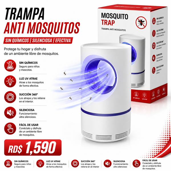 Trampa anti mosquitos