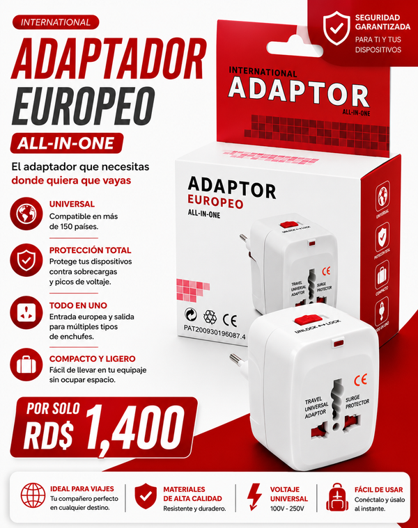 Adaptador Europeo