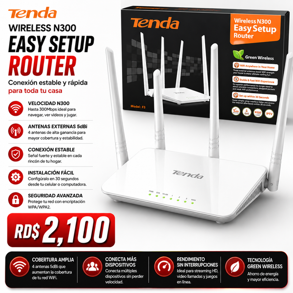 Router/Repetidor Tenda F3
