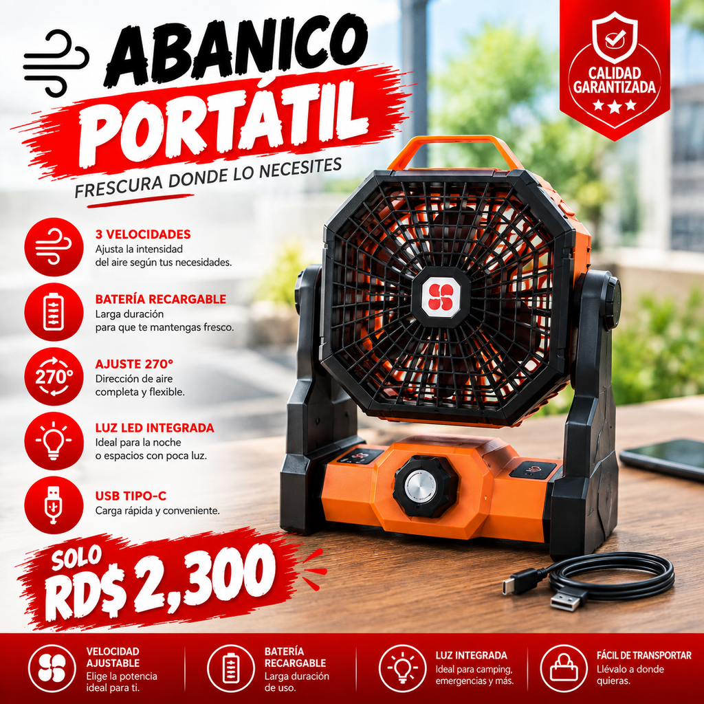 Abanico Portátil