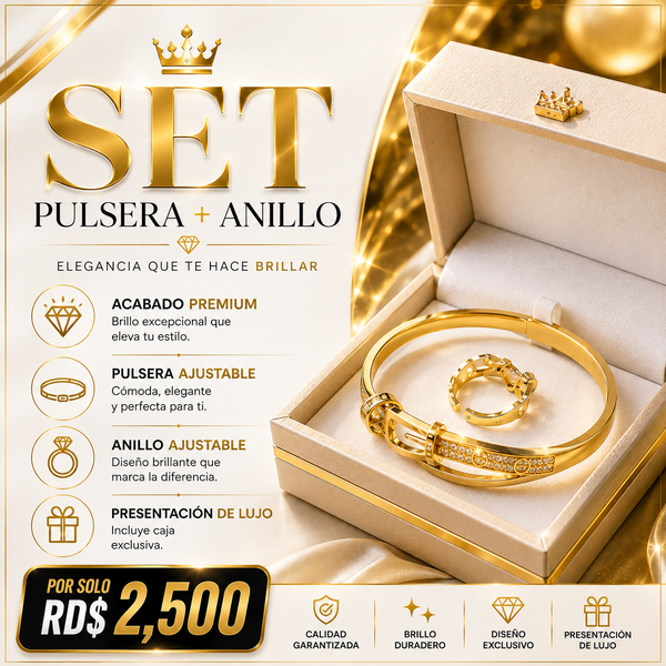 Set Pulsera + Anillo