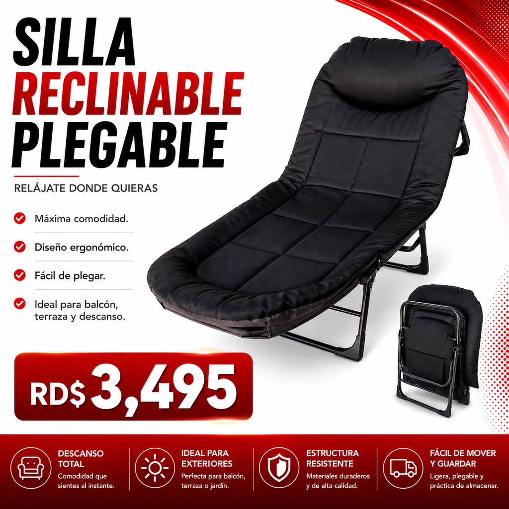 Silla Cama Plegable