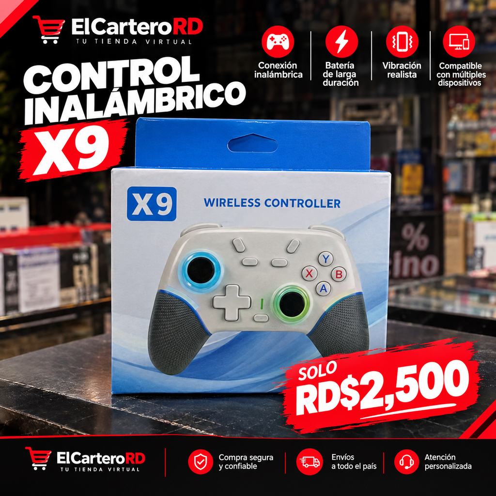 Control inalambrico X9