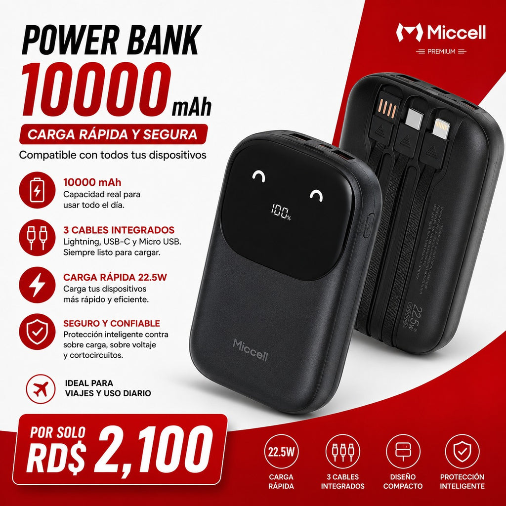 Power Bank 10,000 mAh
