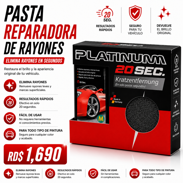 Pasta para quitar rayones