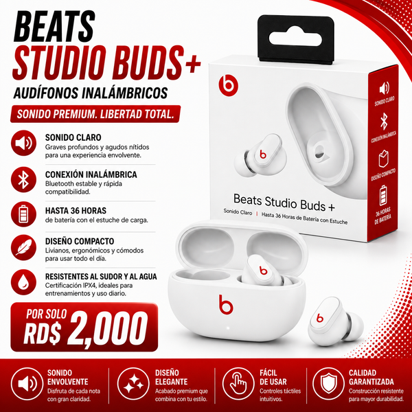 Beats Studio Buds+ Audífonos Inalámbricos