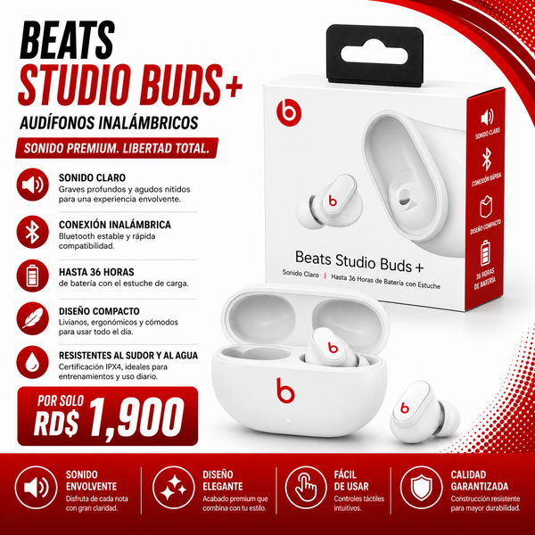 Beats Studio Buds+ Audífonos Inalámbricos