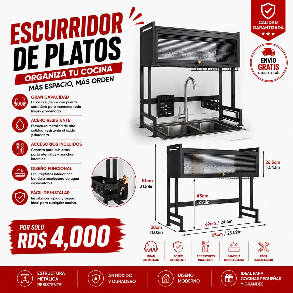Escurridor de platos